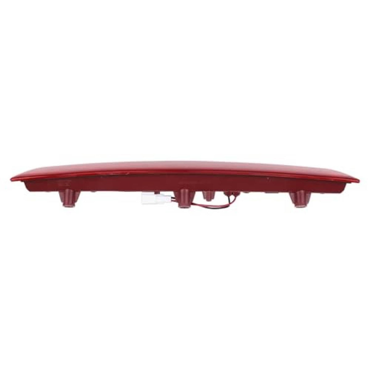 High-mount LED third brake light underside with mounting pegs and recessed sockets