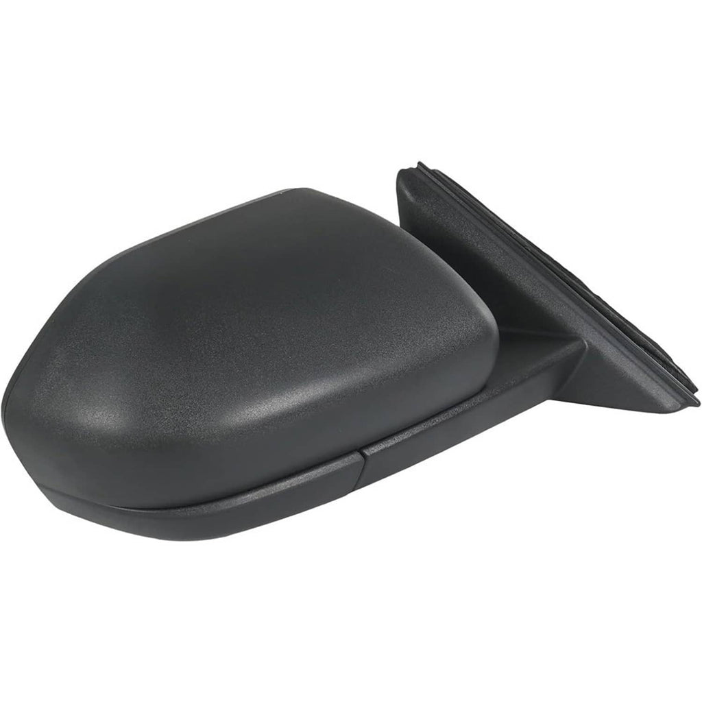 Passenger side mirror cap and folding cover, black housing