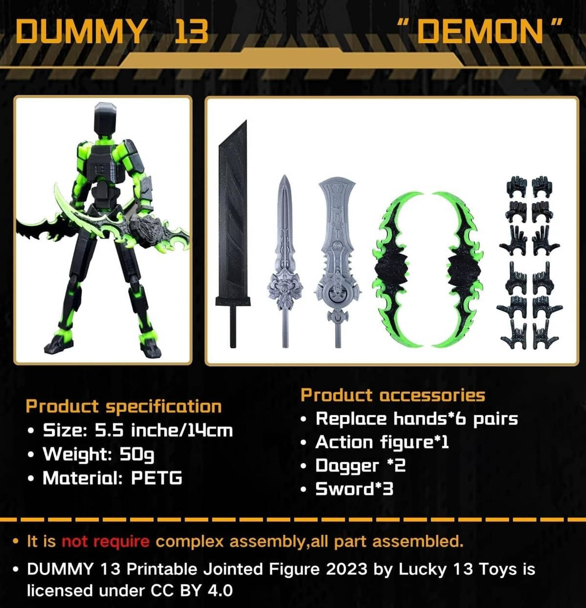 T13 action figure set box showing figure pose and accessory parts for replacement hands