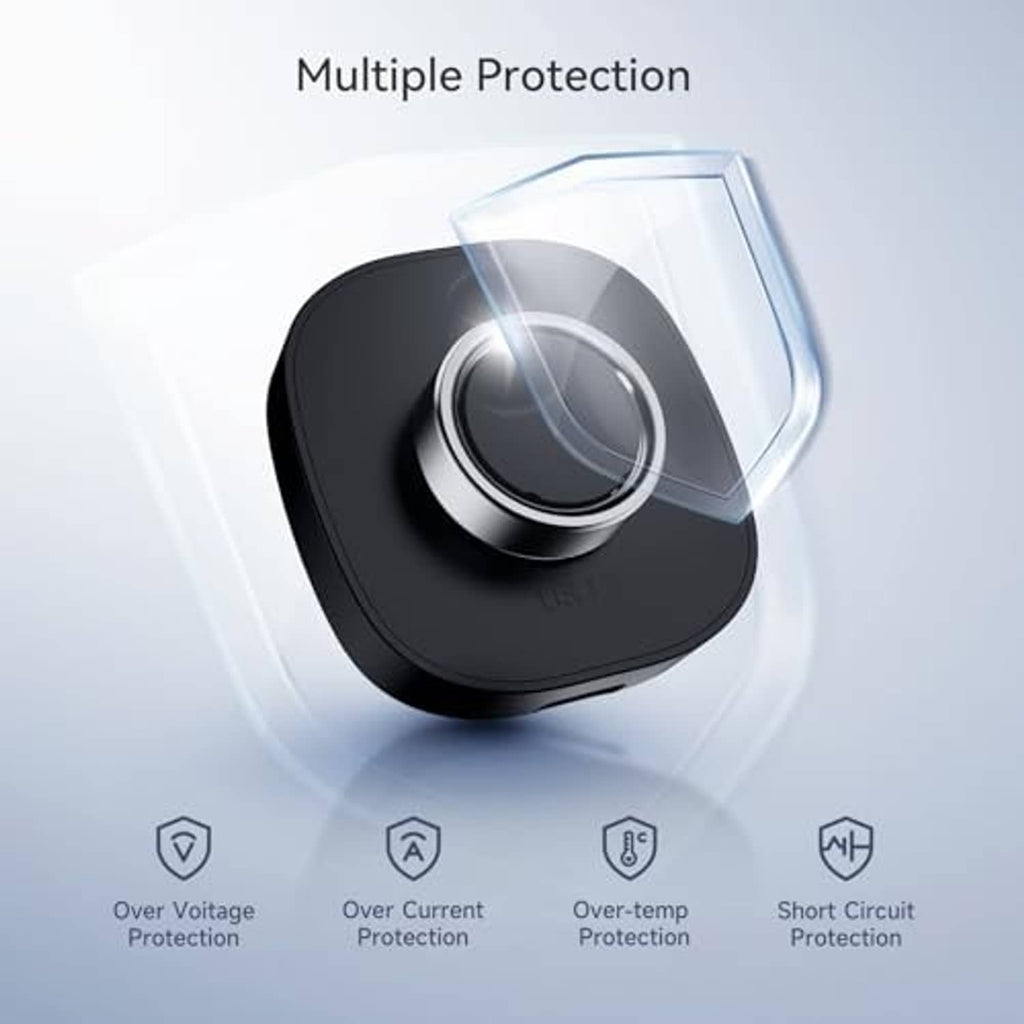 Black ring charger dock with protective charging ring contact plate