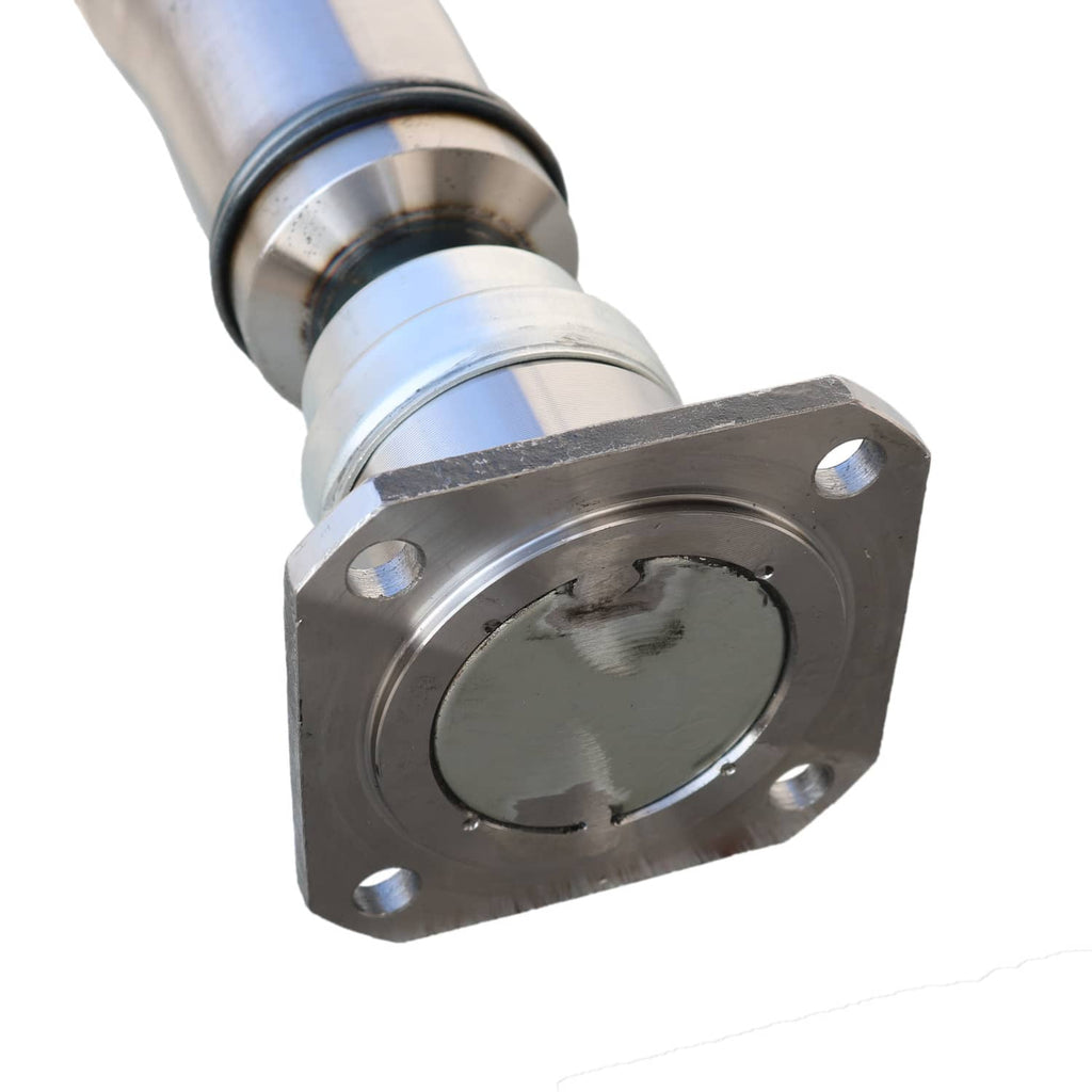 Rear driveshaft prop shaft flange with round bolt holes and sealed center joint