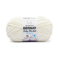 Bernat baby blanket sparkle yarn, cream super bulky polyester skein (300g)