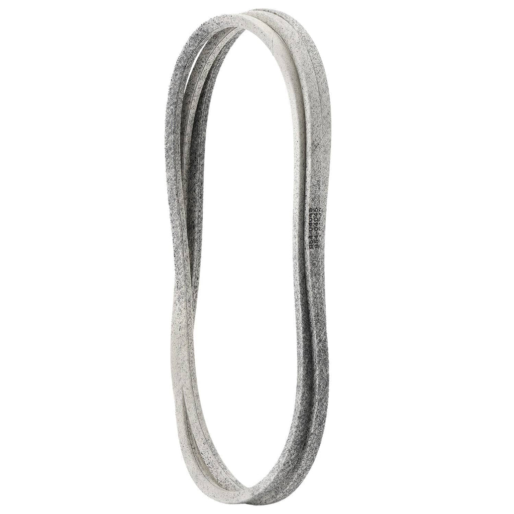 Gray V-belt loop with textured outer surface