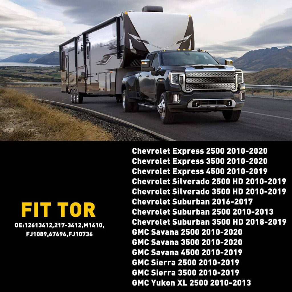 Vehicle compatibility poster for fuel injector fitment