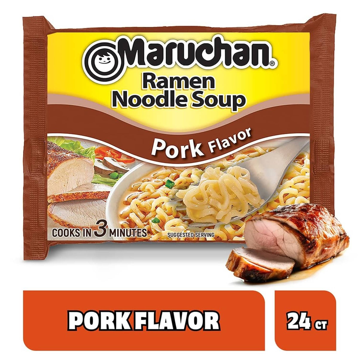 Maruchan Ramen Noodle Soup pork flavor instant noodle soup packet