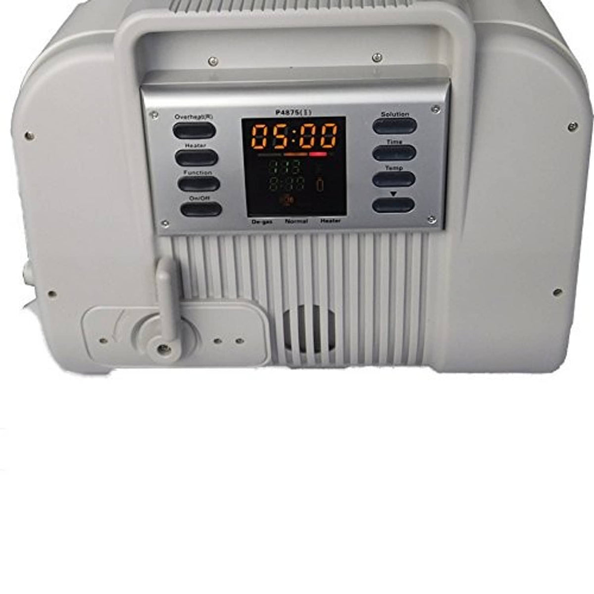 Ultrasonic vinyl record cleaning machine control panel with digital display