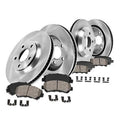 Brake kit rotors and brake pads set with metal hardware and clips, Callahan