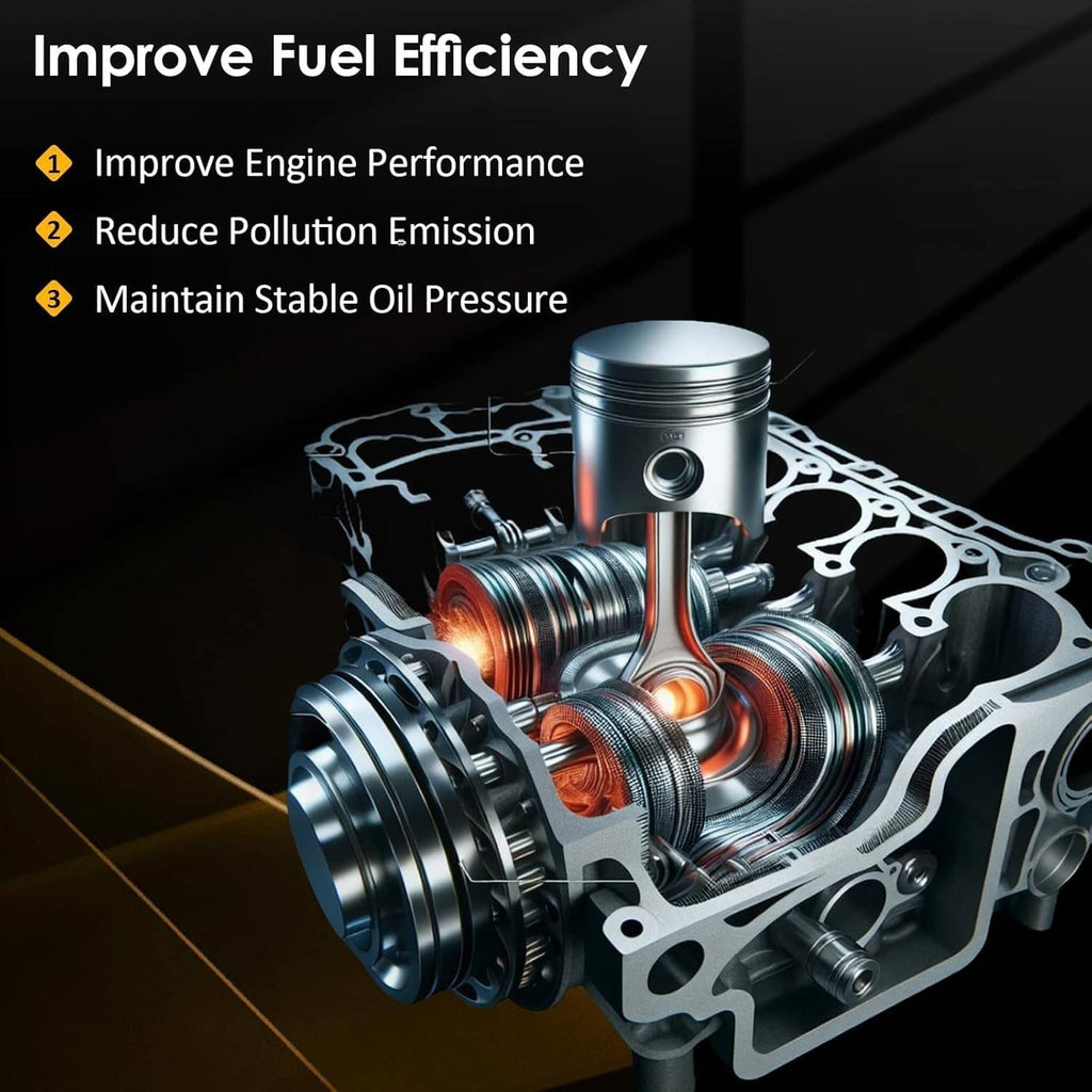 Engine illustration showing fuel vapor components near a piston and intake system