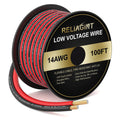RELIAGINT 14AWG low-voltage 2-conductor wire spool, red/black, 100FT