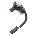 Rear differential ABS wheel speed sensor with black cable and electrical connectors