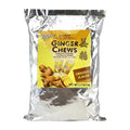 Prince Of Peace ginger candy chews pouch, silver wrapper with yellow label