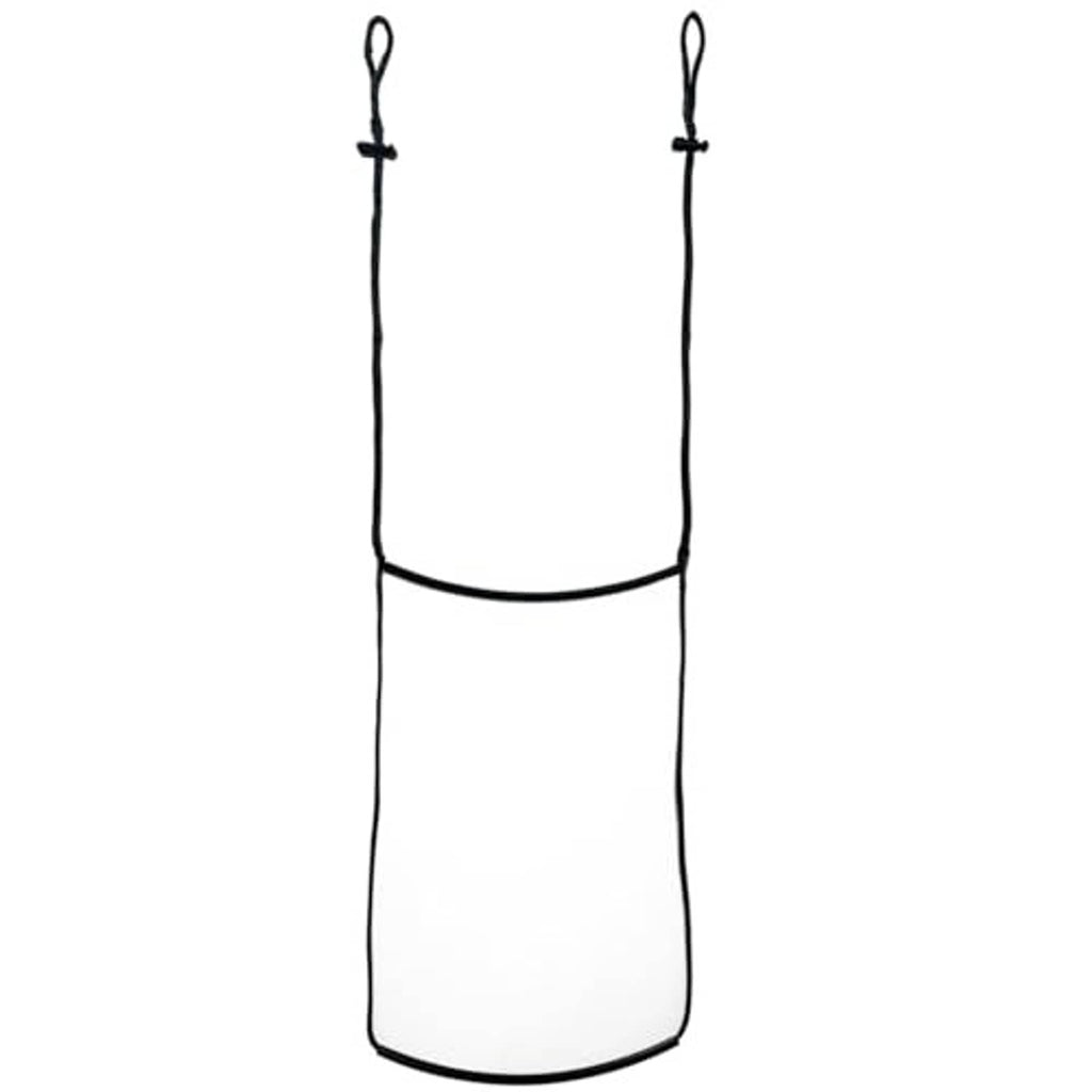 Double step climbing stick aider with two hanging ropes and padded step pocket