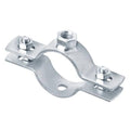 Galvanized steel split ring pipe hanger with threaded bolt set, for 1 in NPS pipe