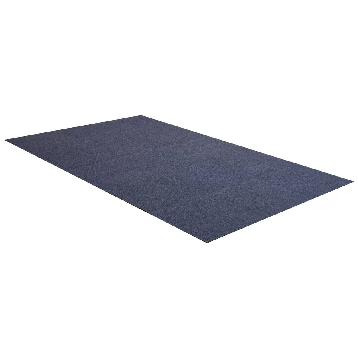 Gray carpet tile square, 24x24 in, low-pile textured surface