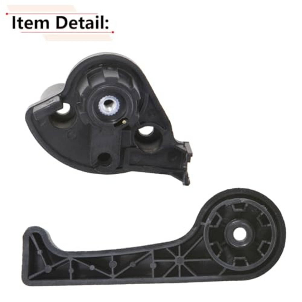 Black hood latch release bracket with visible pivot hardware