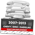 Exterior door handle set packaging with chrome handles, 2007–2013 compatibility