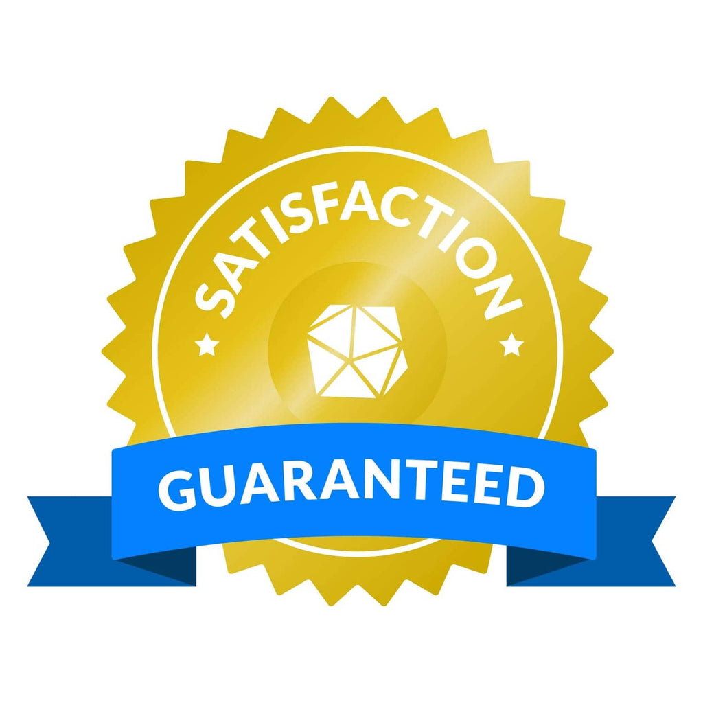 Satisfaction guaranteed badge for Reli DrawStrong 30-gallon drawstring trash bags
