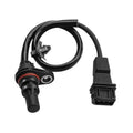 Crankshaft position sensor with wiring harness, black connector and red-ring cap