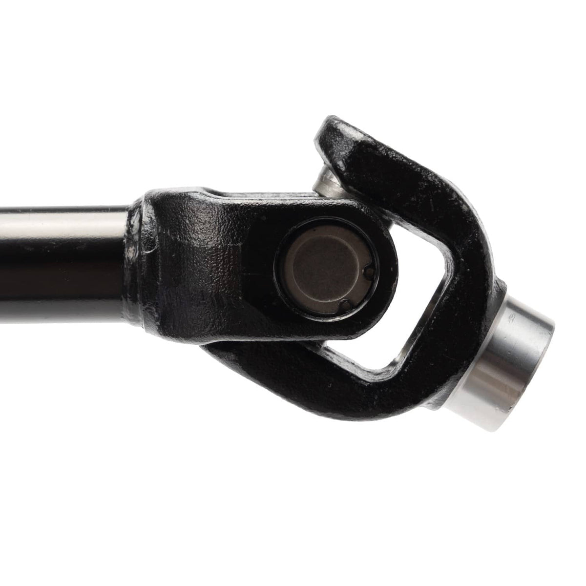 Rear prop shaft U-joint yoke with circular bushing and silver bearing