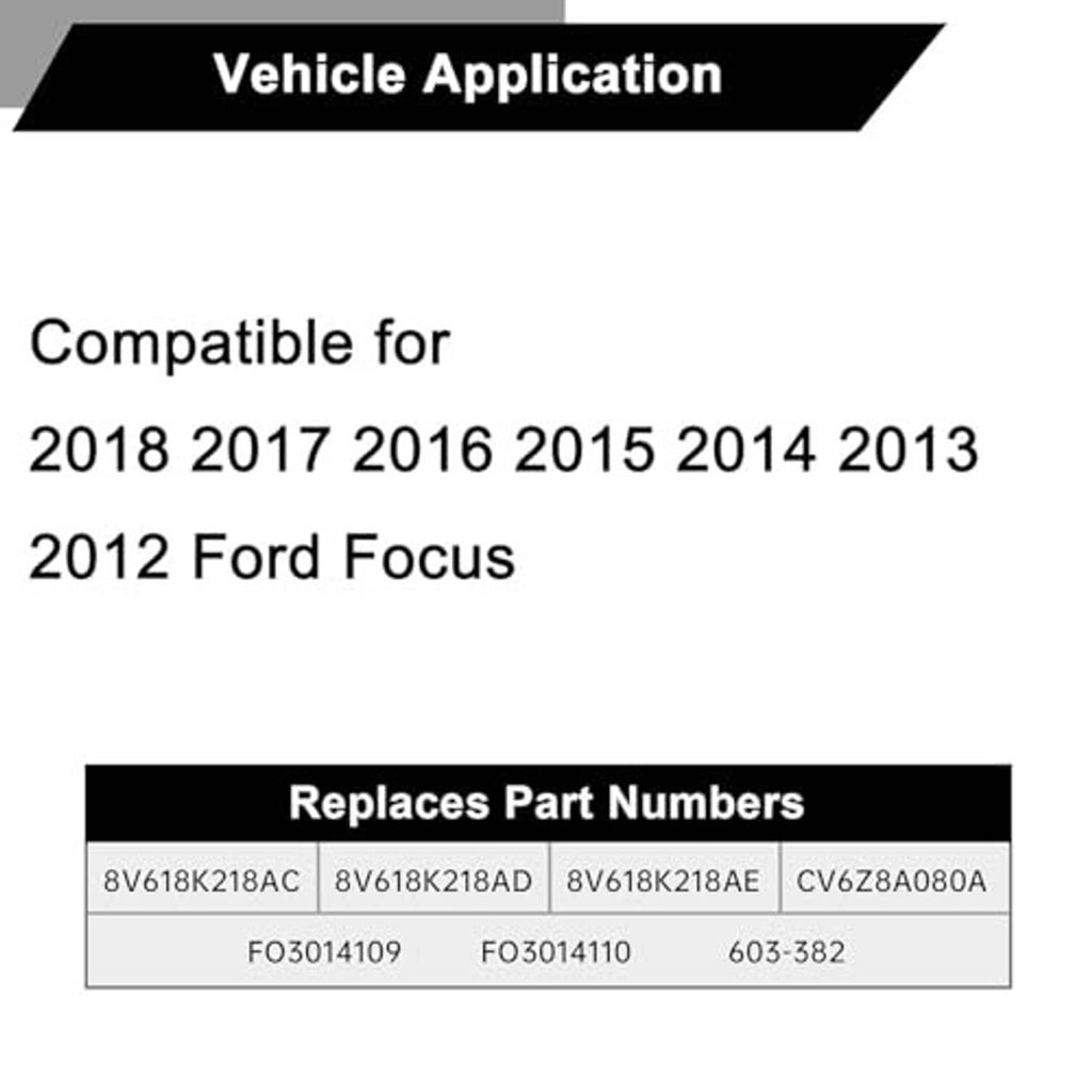 Coolant reservoir compatibility and replaces part numbers list
