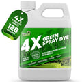 4X green spray dye concentrate bottle, 32 fl oz (946 mL), white cap
