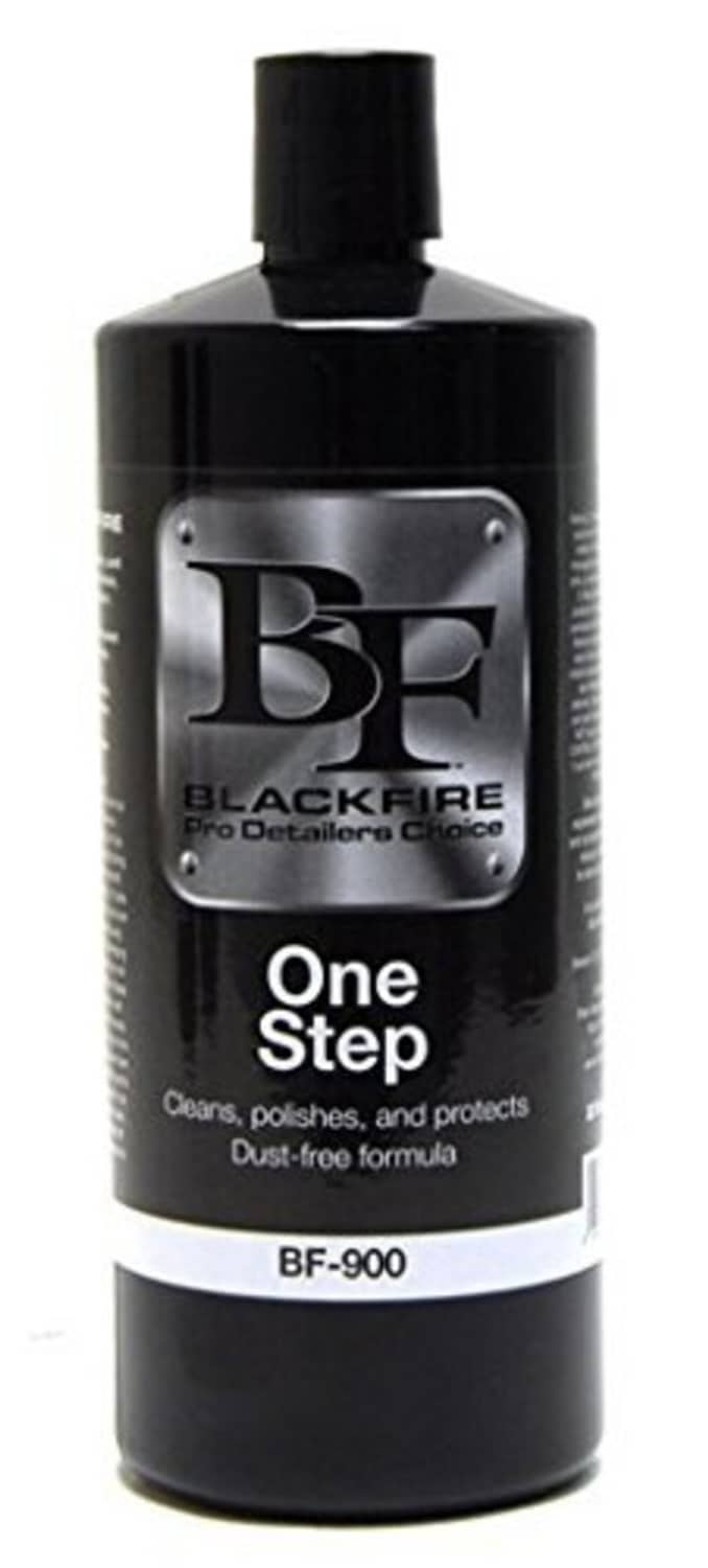 Blackfire One Step all-in-one paint correction bottle, black cap, BF-900 label