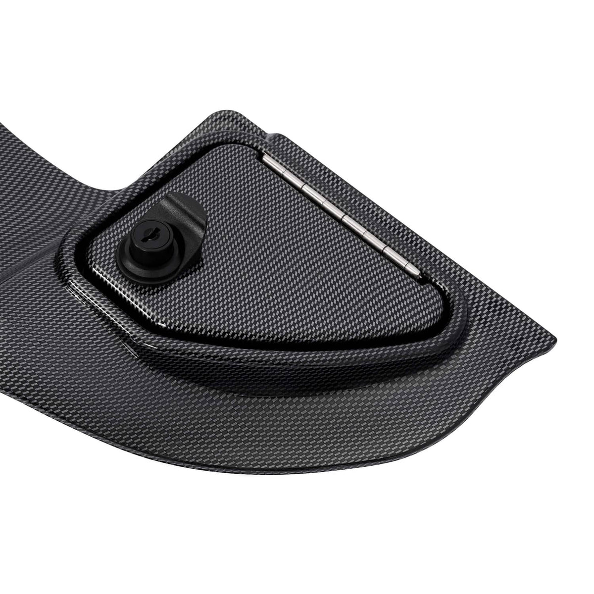 Dash kit corner module, carbon-fiber texture, round button cover and metal pin