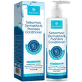 White pump conditioner bottle with blue label for scalp hydration and comfort
