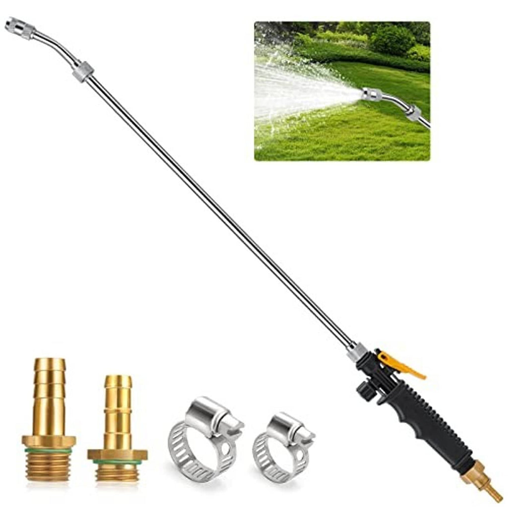 29-inch universal sprayer wand with brass barb connectors and spray handle