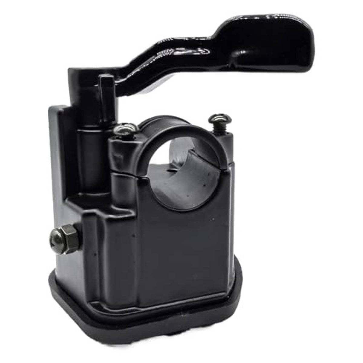 Thumb throttle control lever assembly, black lever with circular throttle housing