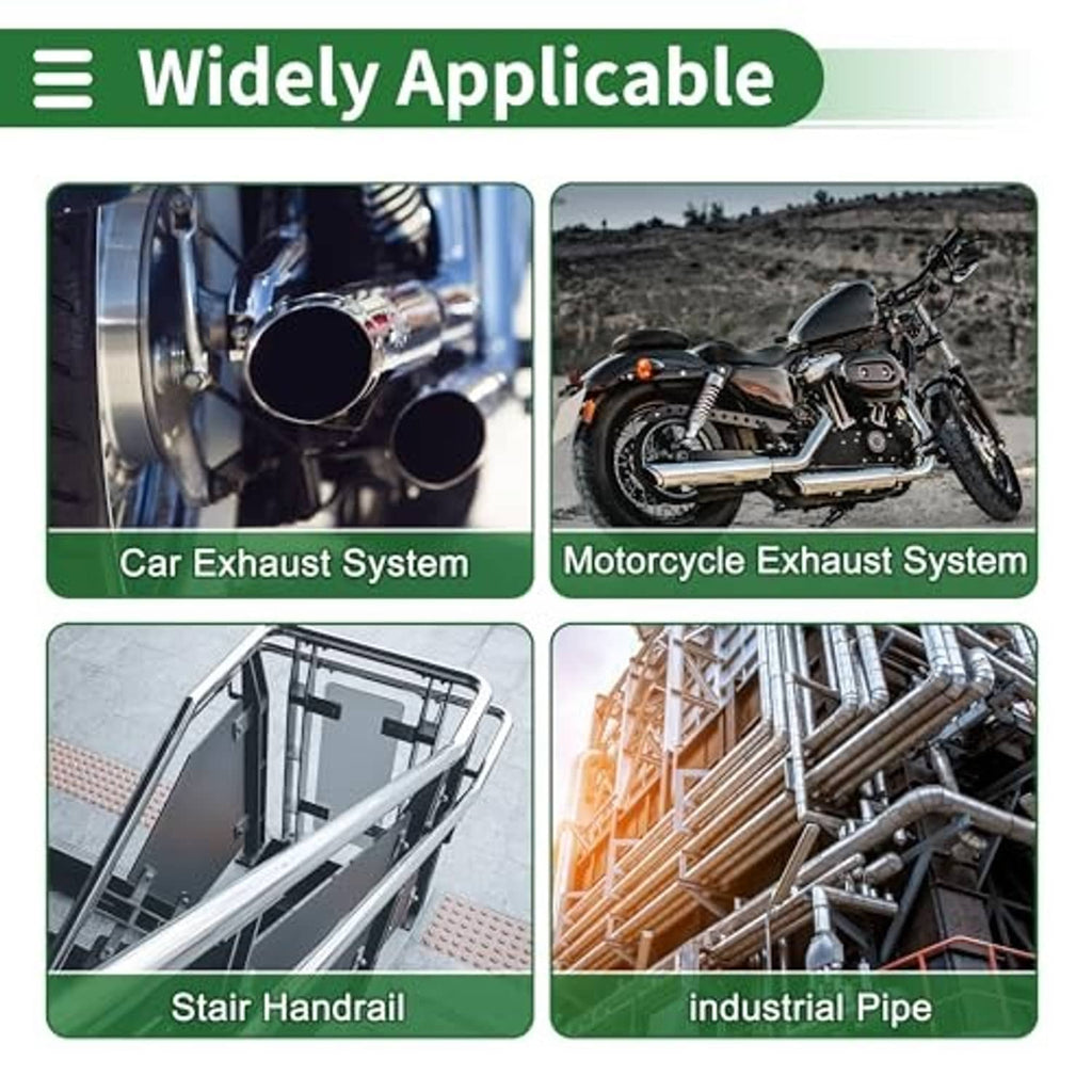 Stainless exhaust elbow pipe for car and motorcycle exhaust system applications