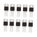 Pack of TO-220 L7809CV 9V positive voltage regulator ICs, 1.5A, through-hole pins