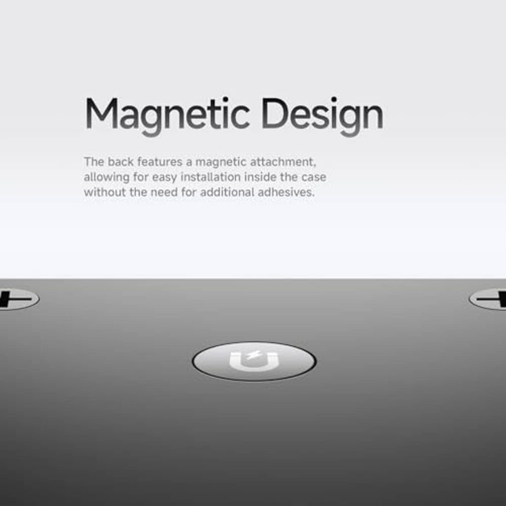 Fan hub with magnetic mounting concept shown on the top panel