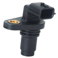 Black camshaft position sensor with mounting tab and electrical connector