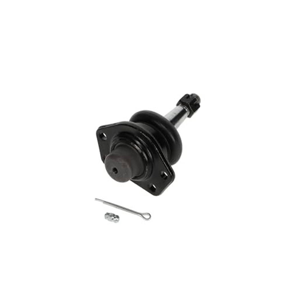 Front upper suspension ball joint assembly with black mounting plate and hardware