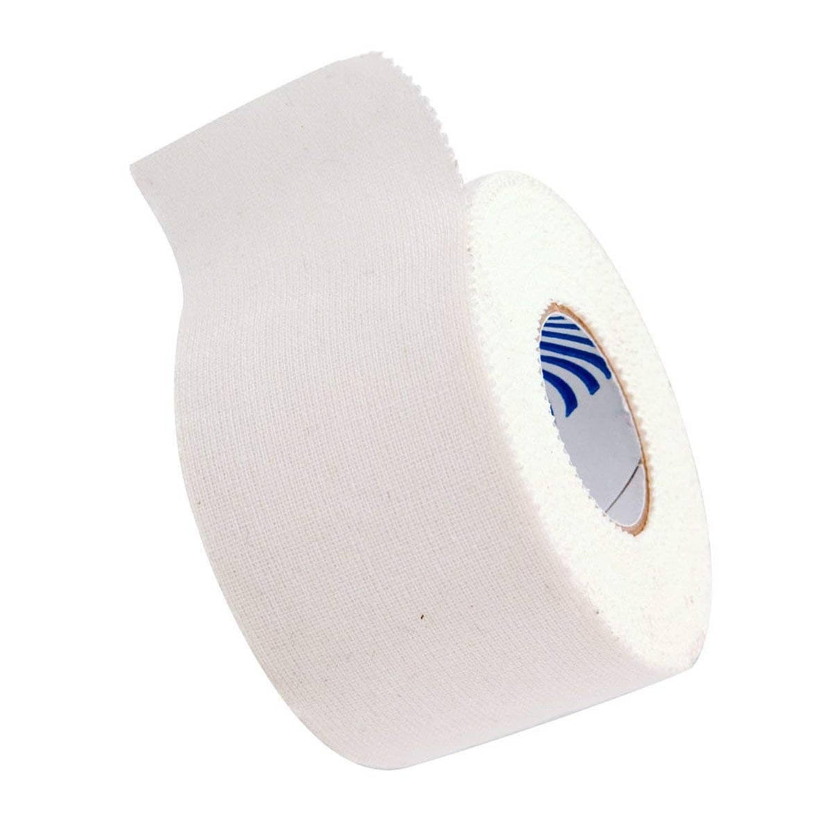 White cotton athletic tape roll, 1.5in wide adhesive strip