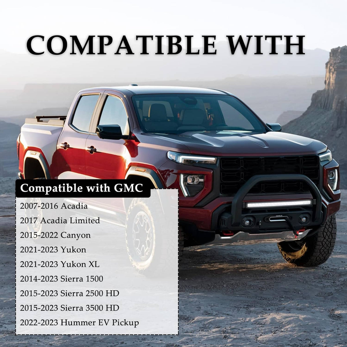 Compatible with GMC vehicle list for brake rotor screw replacement