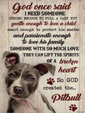 Diamond painting canvas with a pitbull dog portrait and paw-print motif