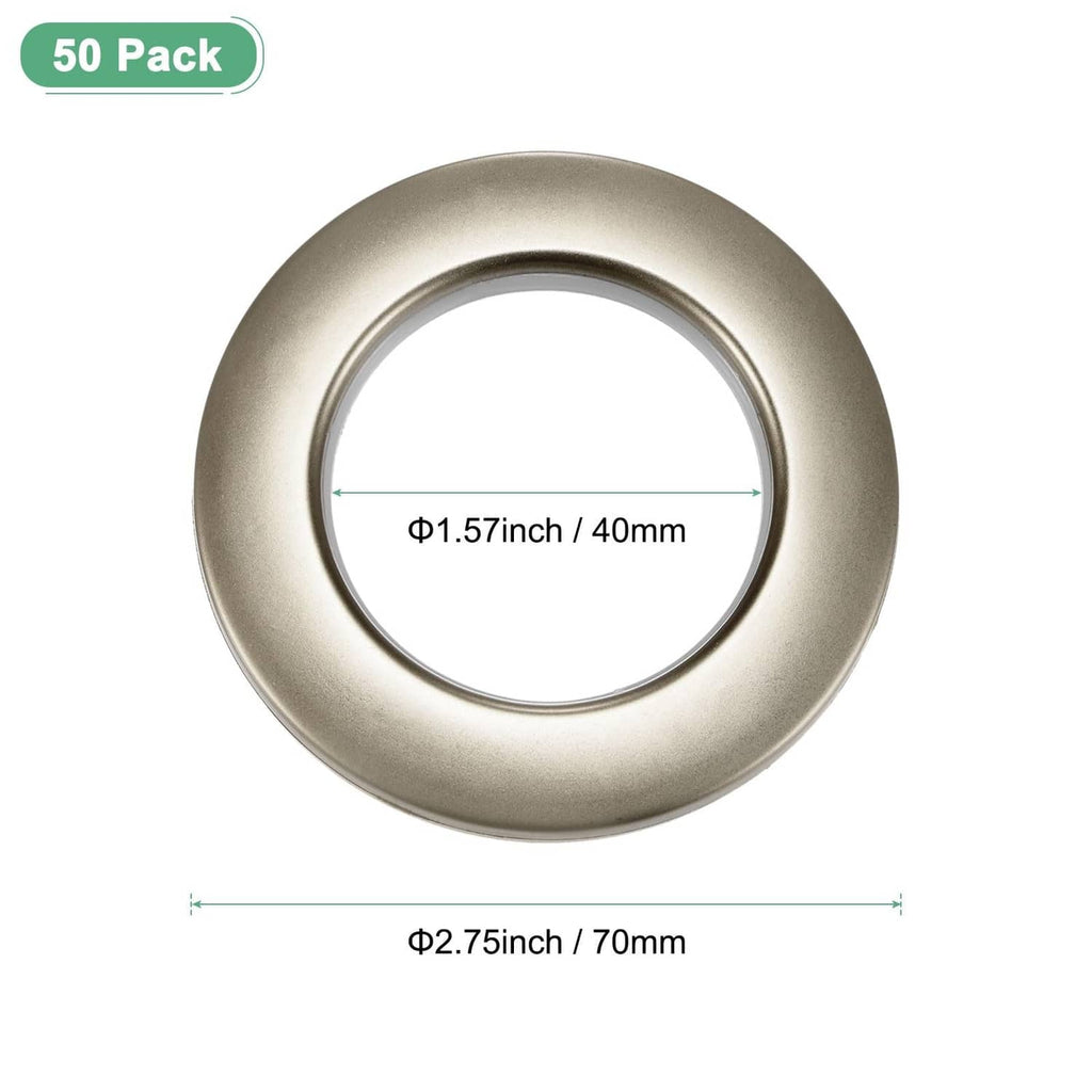 Single coffee-toned grommet ring with 40mm inner diameter