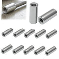 304 stainless steel M6 threaded coupling sleeve, cylindrical nut with internal threads