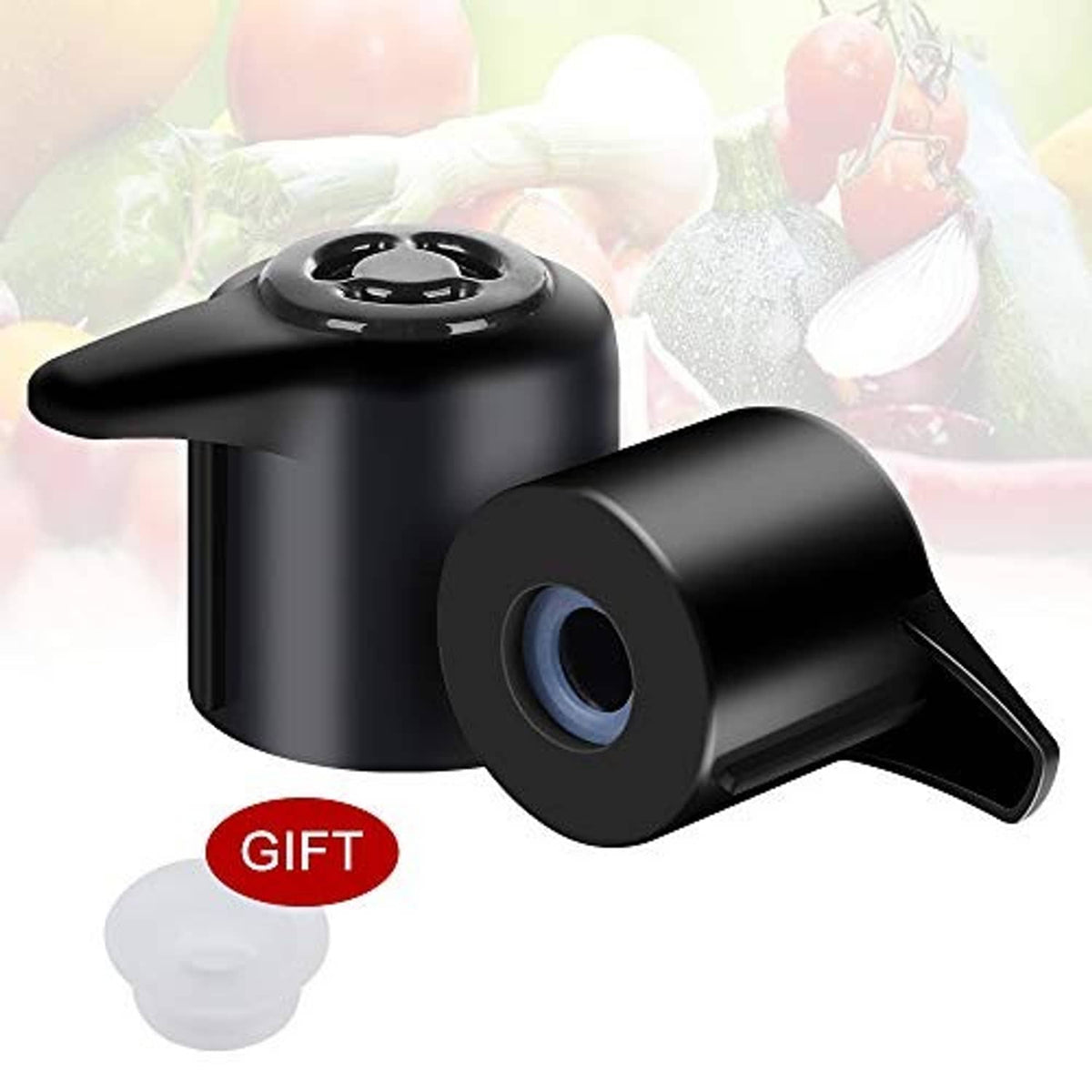 Black steam release valve handle replacement and side opening with mounting hole