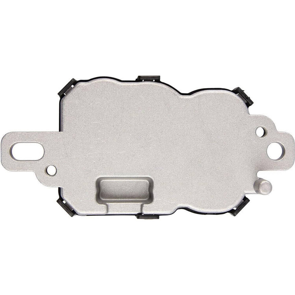 Fuel pump driver module metal cover plate with black sensor housing