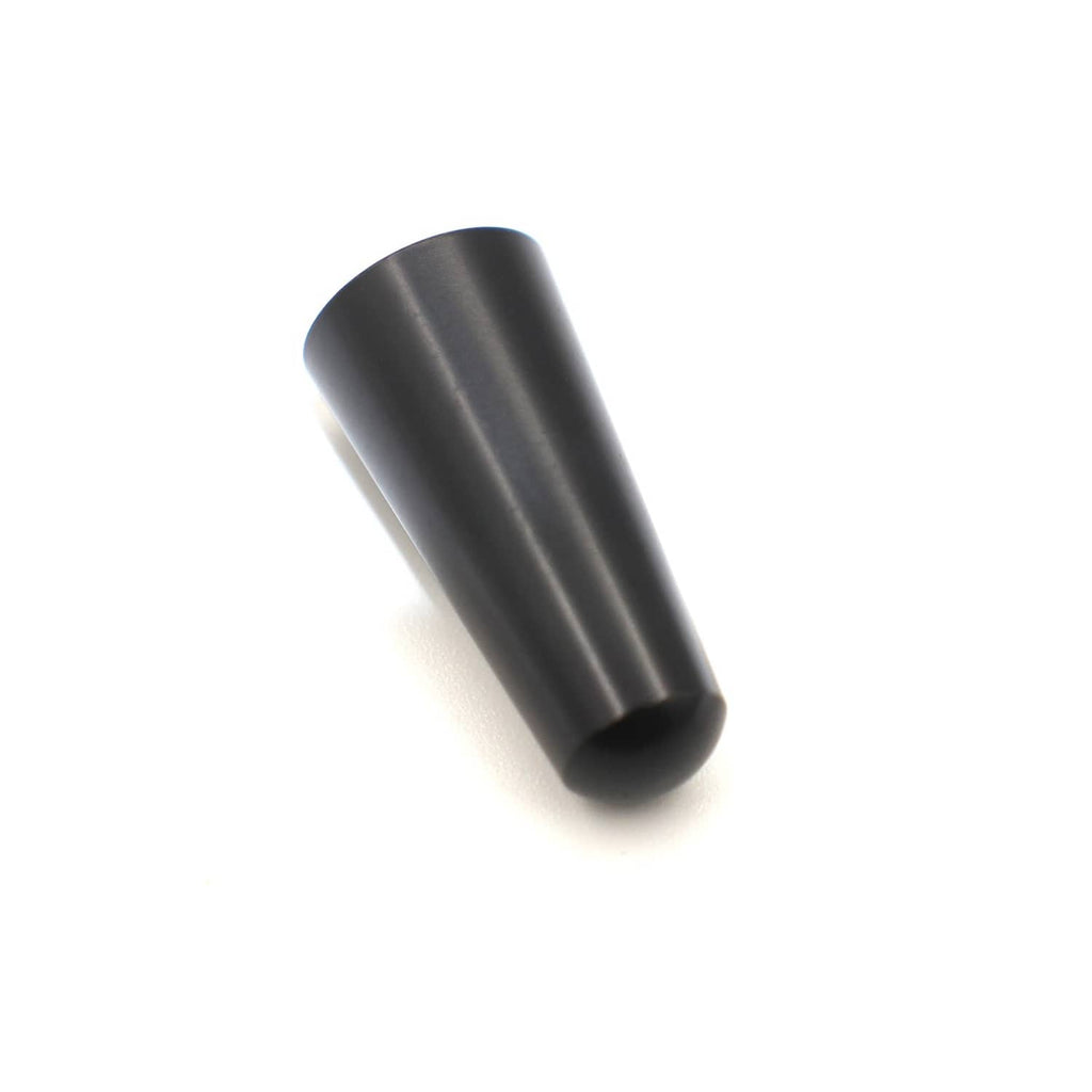 Short black car antenna replacement, angled view