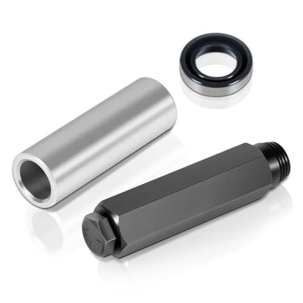 Transmission shift shaft seal remover and installer kit with steel sleeve and seal ring