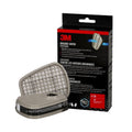 3M organic vapor replacement cartridge pair with gray mesh filter and round inlet