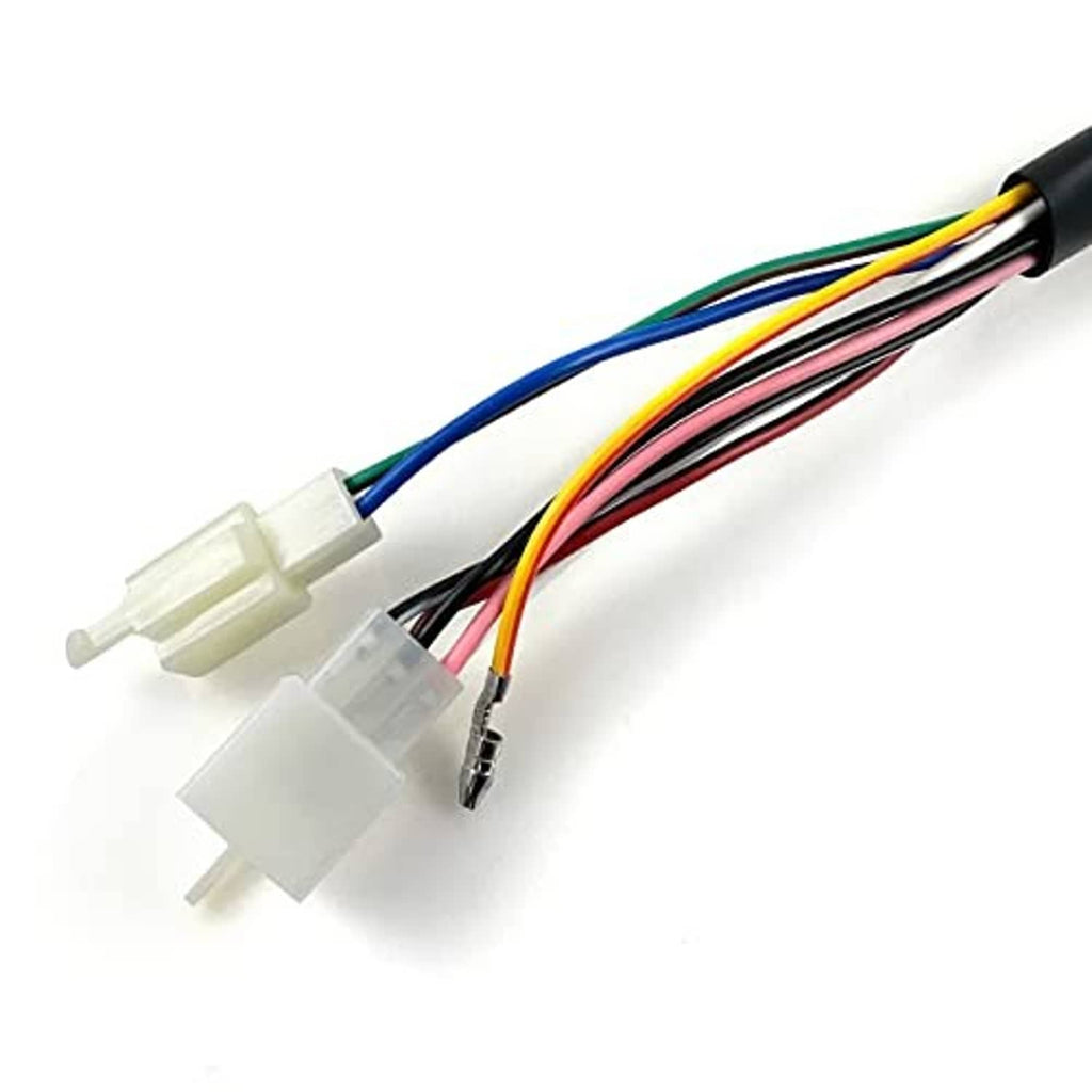 CDI igniter box wiring harness with colored wires and white connector terminals