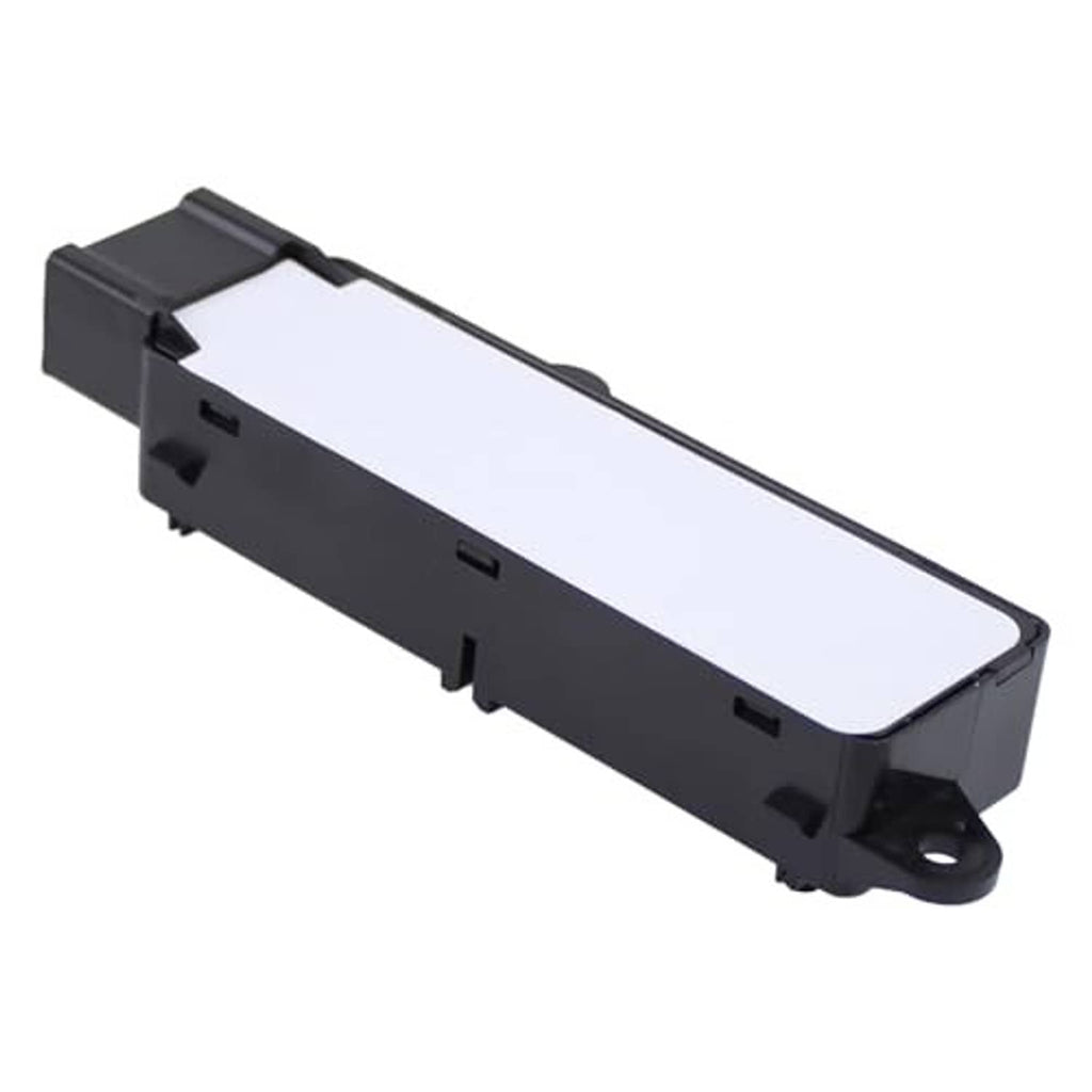 Power seat control switch module with long light switch insert and mounting ear