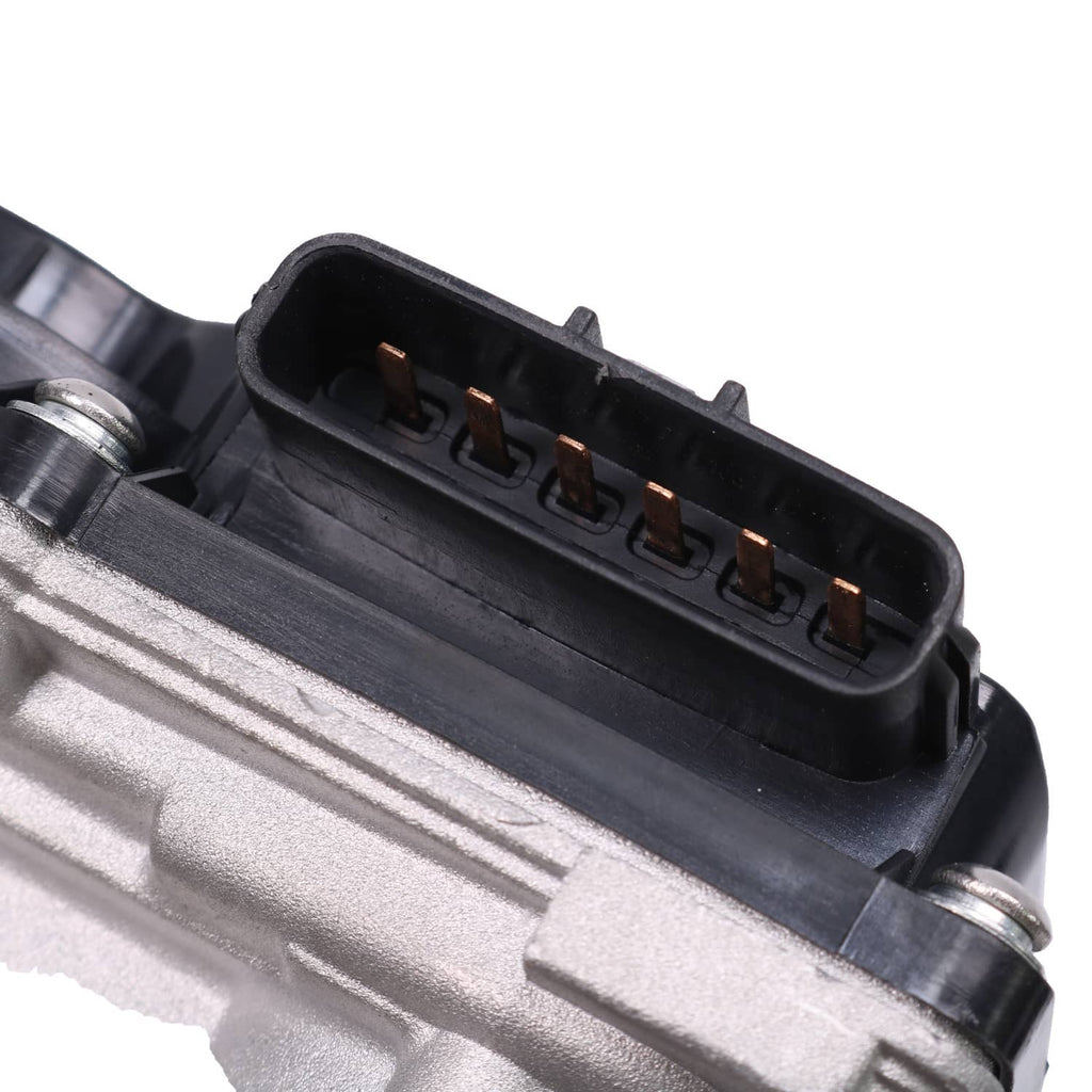 Electronic throttle body electrical plug with exposed pin contacts on black connector
