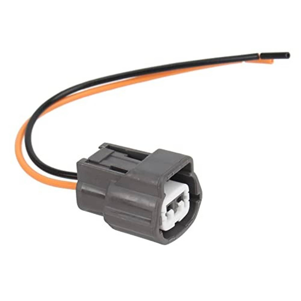 Crankshaft position sensor electrical connector with orange/black wire harness