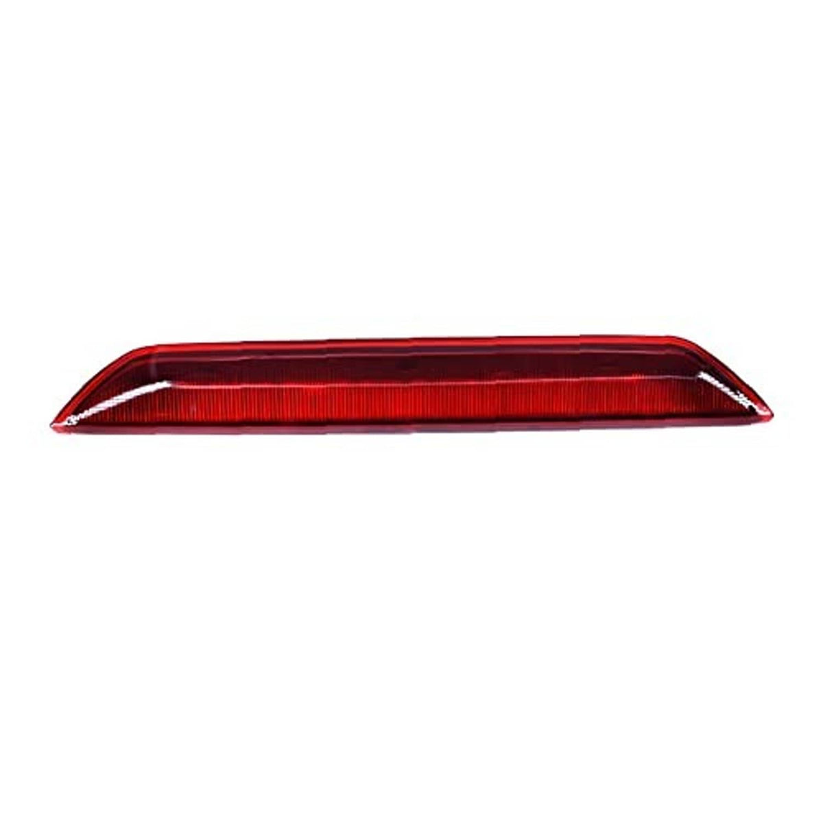 High-mount 3rd brake LED light, red rectangular lens with slim black trim
